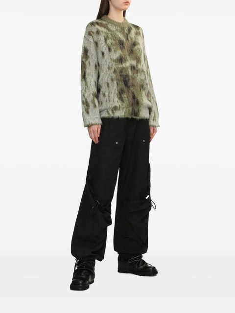 The Attico animal-print jumper - Green - zdjęcie produktu nr 2