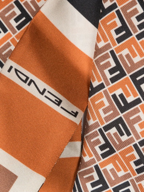FENDI FF-logo print scarf - Orange - zdjęcie produktu nr 1