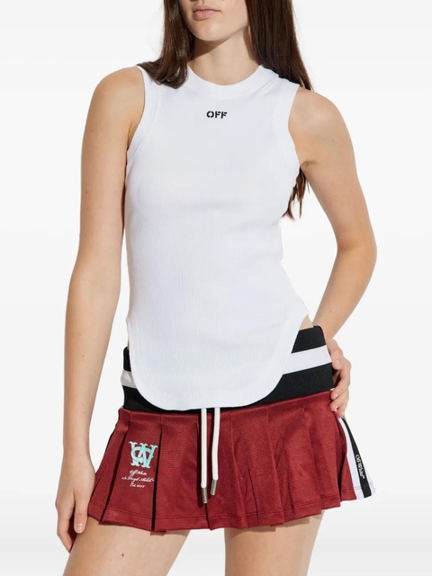 Off-White cotton tank top - zdjęcie produktu nr 2