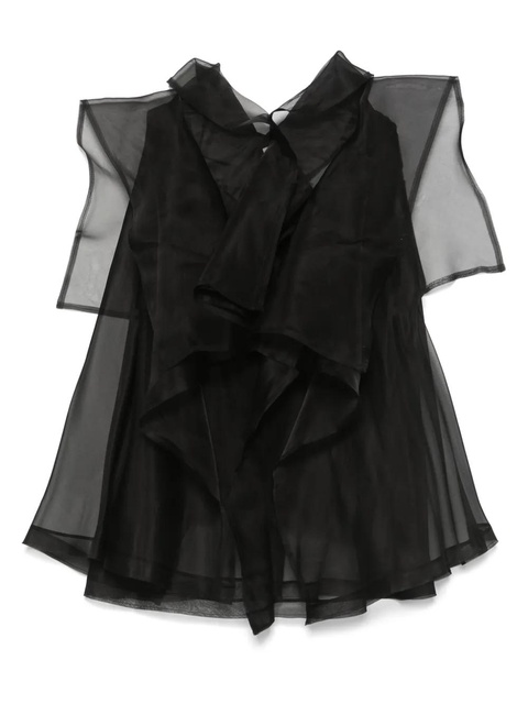 KHAITE Santana blouse - Black - zdjęcie produktu nr 1