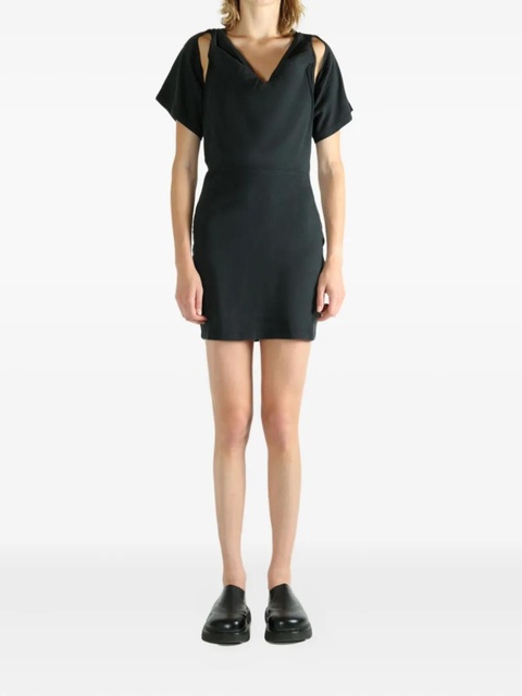 Alexander Wang cut-out draped mini dress - Black - zdjęcie produktu nr 2