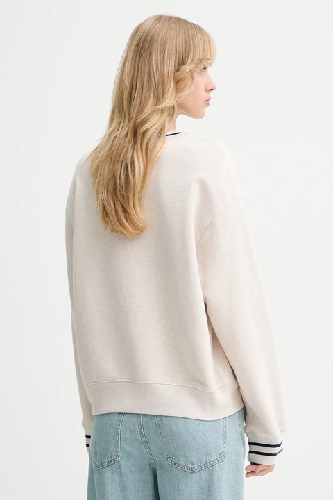 Levi's bluza bawełniana damska kolor beżowy z aplikacją 0002L - zdjęcie produktu nr 2