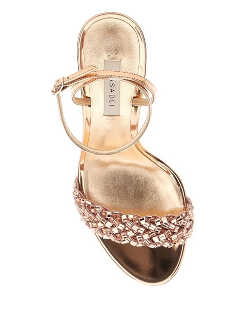 Casadei embellished sandals - Gold - zdjęcie produktu nr 2
