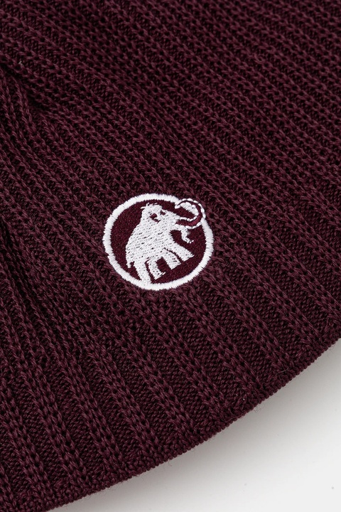 Mammut czapka Sublime kolor bordowy wełniana - zdjęcie produktu nr 2