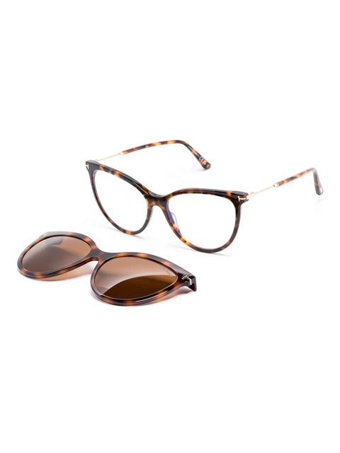 TOM FORD Eyewear FT5994B clip-on glasses - Brown - zdjęcie produktu nr 2