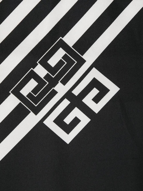 Givenchy 4G striped silk scarf - Black - zdjęcie produktu nr 2