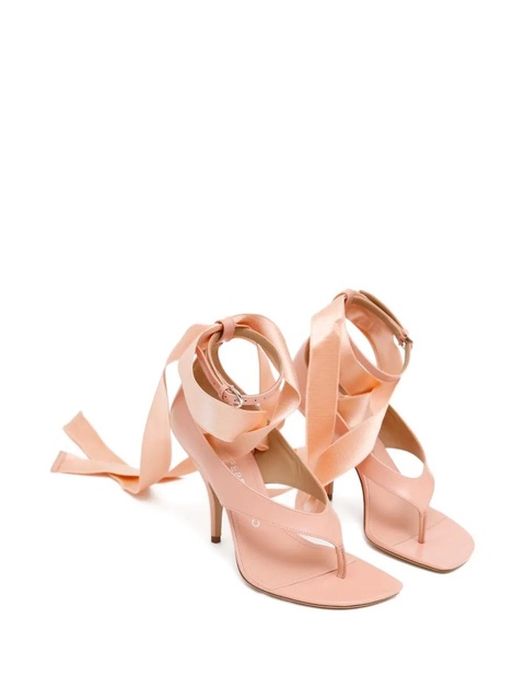 Ferragamo 95mm ribbon-detail sandals - Pink - zdjęcie produktu nr 2