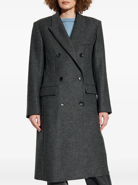 ISABEL MARANT double-breasted wool coat - Grey - zdjęcie produktu nr 2