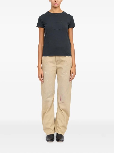 MM6 Maison Margiela cotton T-shirt - Black - zdjęcie produktu nr 2