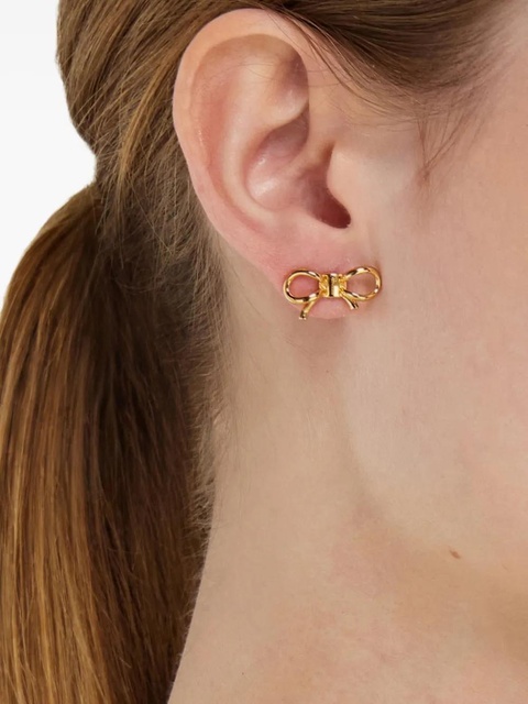 Ferragamo bow-stud earrings - Gold - zdjęcie produktu nr 1