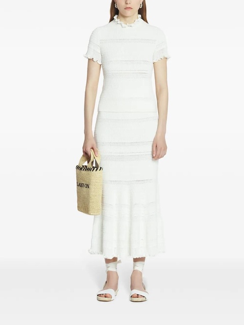 Lanvin cotton maxi skirt - White - zdjęcie produktu nr 2