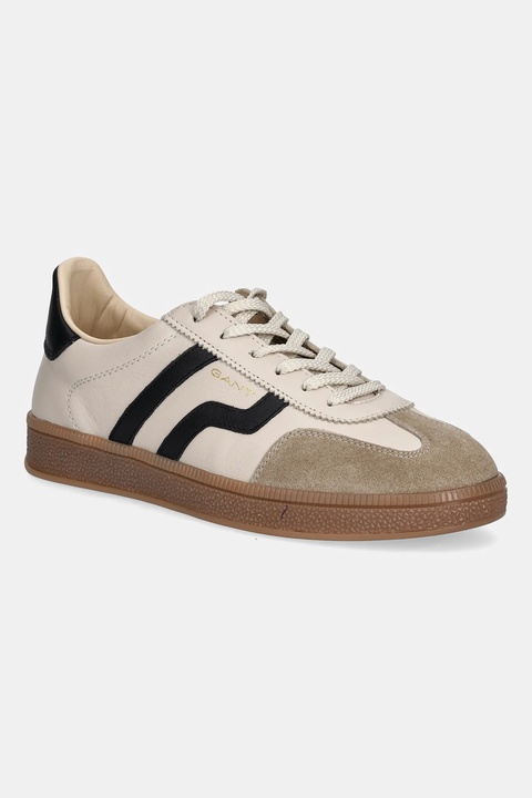 Gant sneakersy skórzane Cuzima damskie kolor beżowy 31531040 - zdjęcie produktu nr 1