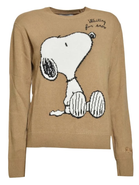 MC2 Saint Barth x Peanuts Special Edition cartoon intarsia sweater - Neutrals - zdjęcie produktu nr 1
