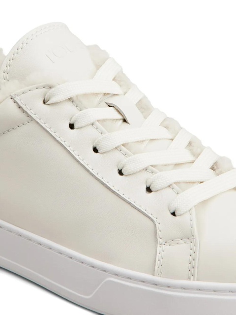 Tod's shearling-trimmed sneakers - Neutrals - zdjęcie produktu nr 2