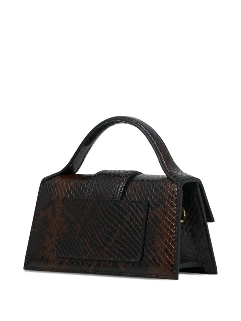 Jacquemus Bambino embossed-design crossbody bag - Brown - zdjęcie produktu nr 2