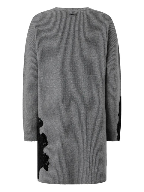 PINKO long sleeves wool dress - Grey - zdjęcie produktu nr 1