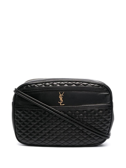 Saint Laurent Victoire quilted crossbody bag - Black - zdjęcie produktu nr 1