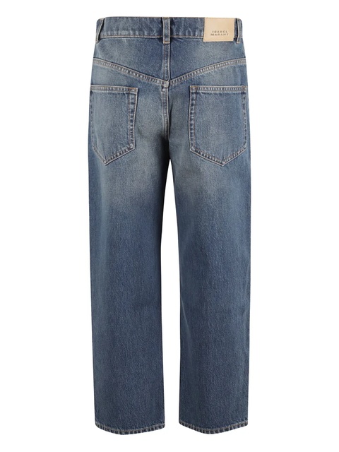 ISABEL MARANT faded-effect pocket jeans - Blue - zdjęcie produktu nr 2