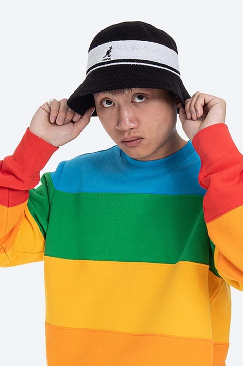 Kangol kapelusz Bermuda Bucket kolor czarny K3326ST.BLACK-BLACK - zdjęcie produktu nr 2