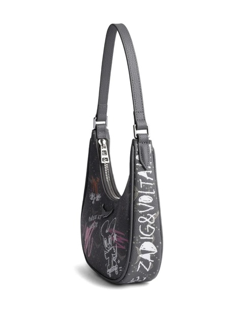 Zadig&Voltaire x Humberto Cruz Night Out monogram shoulder bag - Grey - zdjęcie produktu nr 2