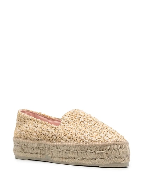 Manebi woven raffia espadrilles - Neutrals - zdjęcie produktu nr 1