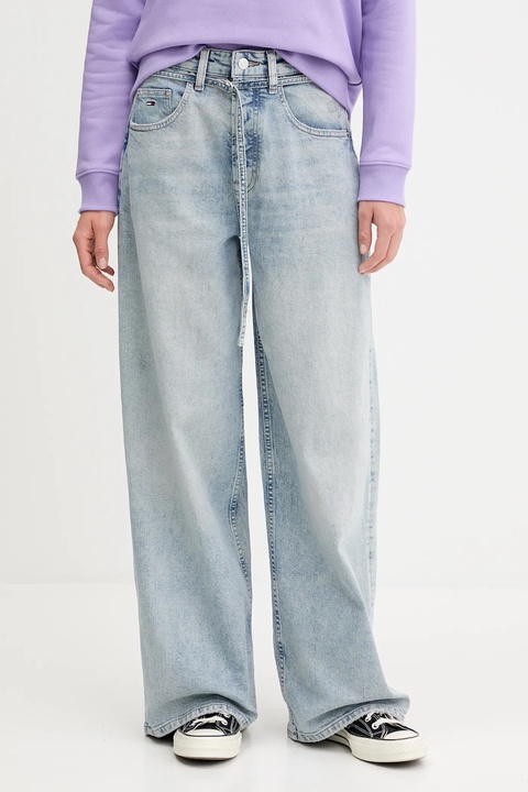 Tommy Jeans jeansy damskie kolor niebieski DW0DW20473 - zdjęcie produktu nr 1