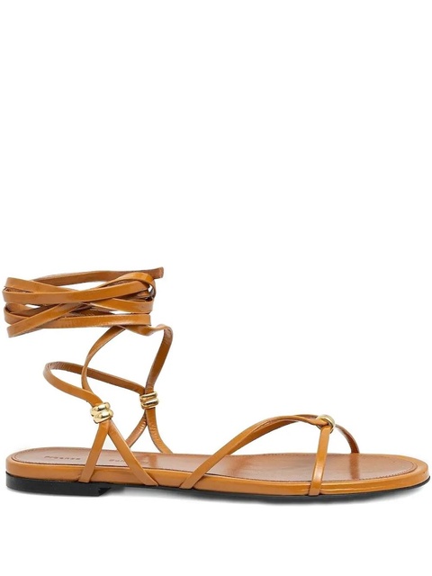 Proenza Schouler leather sandals - Brown - zdjęcie produktu nr 1