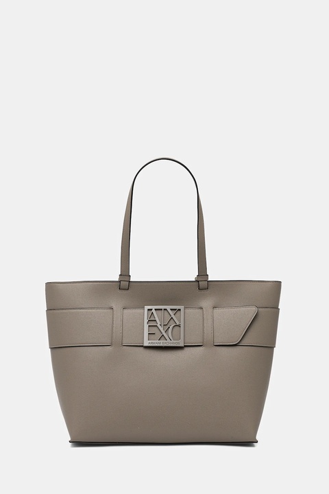 Armani Exchange torebka kolor brązowy 949127 0A874 - zdjęcie produktu nr 1