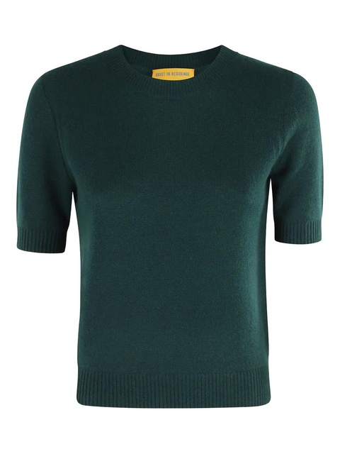 Guest In Residence short-sleeve crop T-shirt - Green - zdjęcie produktu nr 2