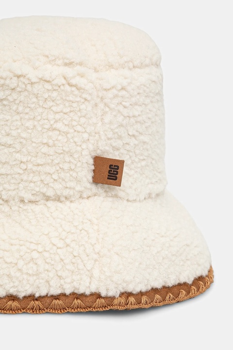UGG kapelusz kolor beżowy 100914 - zdjęcie produktu nr 2