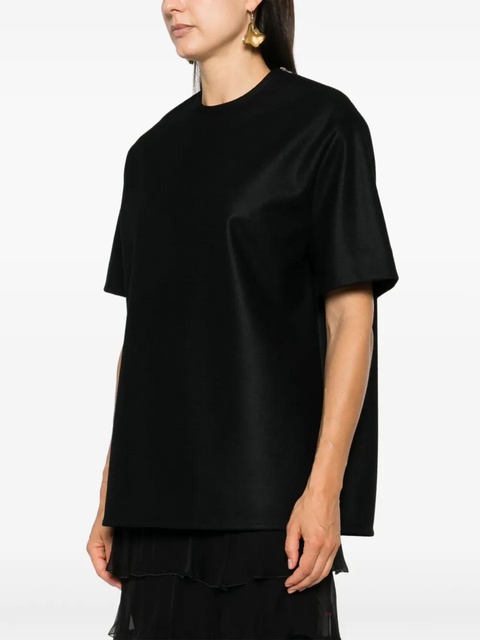 Jil Sander wool T-shirt - Black - zdjęcie produktu nr 2