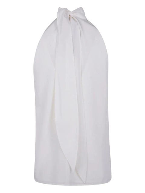 Max Mara halter-neck silk top - White - zdjęcie produktu nr 1