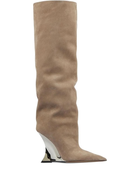 Paris Texas Nina knee-high boots - Neutrals - zdjęcie produktu nr 1