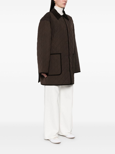 TOTEME quilted jacket - Brown - zdjęcie produktu nr 2