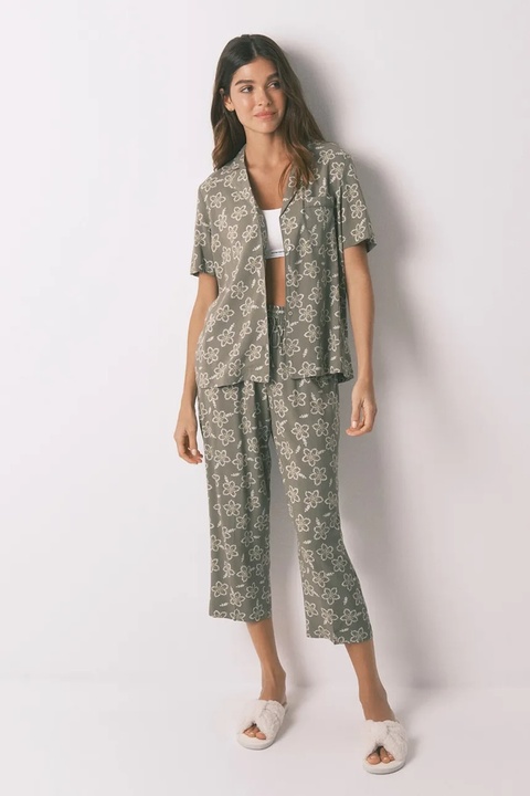 women'secret piżama damska kolor zielony 4852101 - zdjęcie produktu nr 1