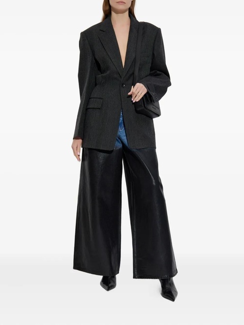 Alexander Wang elastic-waistband blazer - Grey - zdjęcie produktu nr 2
