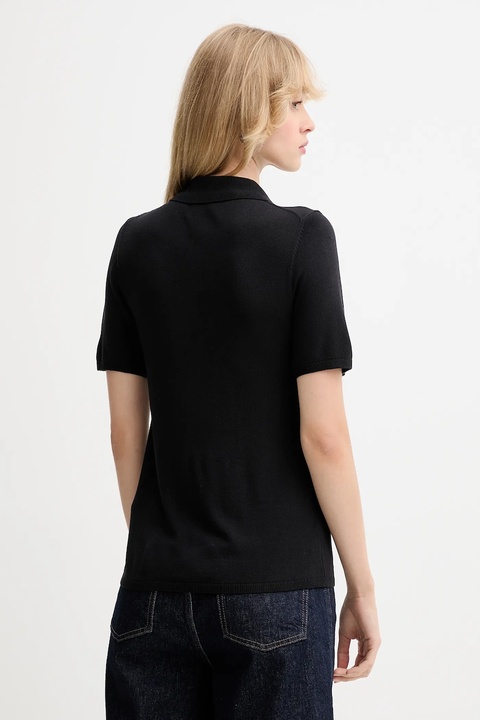 Calvin Klein polo damski kolor czarny LV044C341G - zdjęcie produktu nr 2