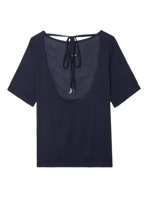 Zadig&Voltaire Ella T-shirt - Blue - zdjęcie produktu nr 1