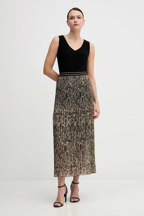 Marc Aurel spódnica kolor zielony maxi rozkloszowana 2200-1013-93490 - zdjęcie produktu nr 2