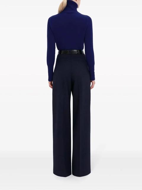 Victoria Beckham roll-neck fine-knit jumper - Blue - zdjęcie produktu nr 2
