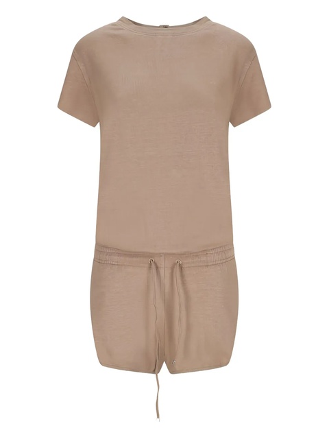 The Attico button-fastening drawstring jumpsuit - Neutrals - zdjęcie produktu nr 1