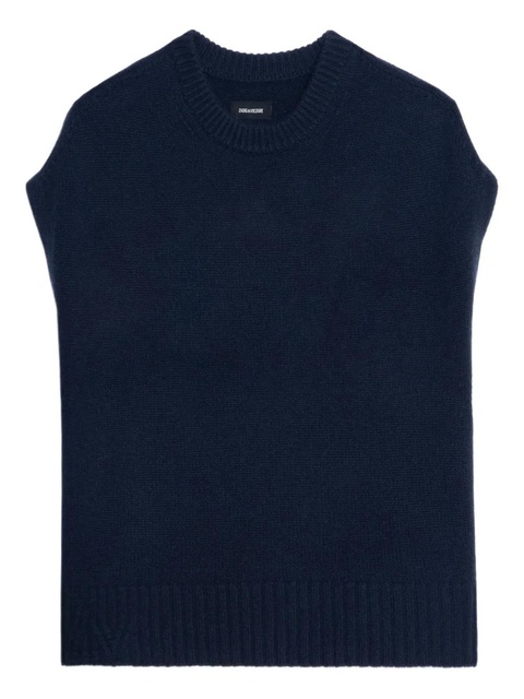Zadig&Voltaire sleeveless sweater - Blue - zdjęcie produktu nr 1