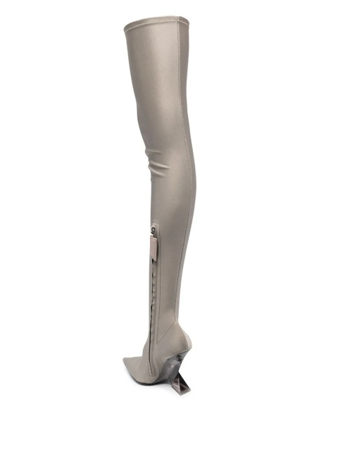 The Attico Cheope 105mm thigh-high boots - Grey - zdjęcie produktu nr 2