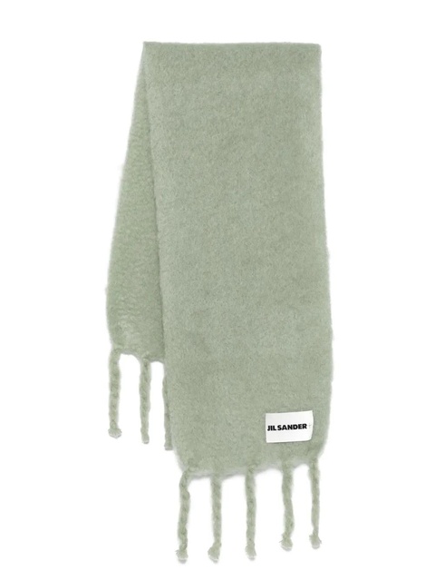 Jil Sander brushed-finish scarf - Green - zdjęcie produktu nr 1