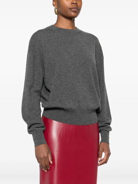 Saint Laurent round-neck sweater - Grey - zdjęcie produktu nr 2