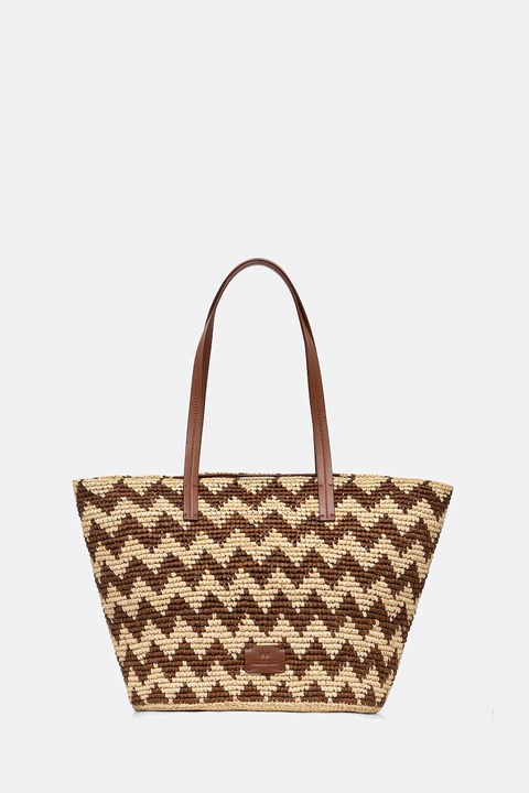 Missoni torebka Big Tote Raffia kolor beżowy MI10065R - zdjęcie produktu nr 1