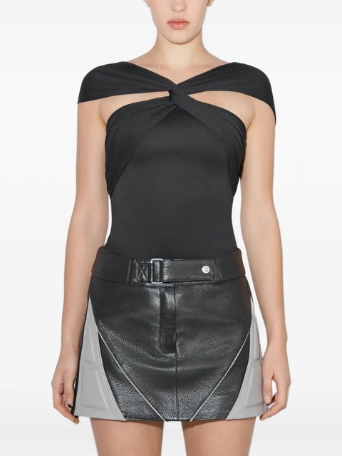 MISBHV knot-detail open-back top - Black - zdjęcie produktu nr 1