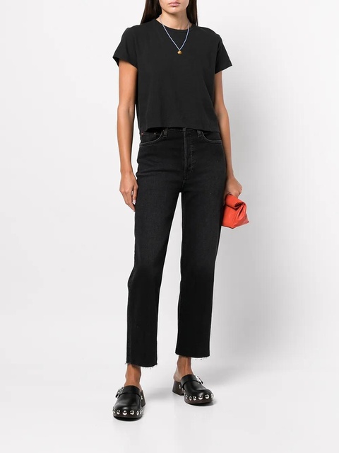 RE/DONE 1950s Boxy T-shirt - Black - zdjęcie produktu nr 2