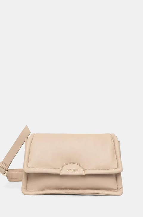 Guess torebka skórzana EVA kolor beżowy HWSTPF L5116 - zdjęcie produktu nr 1