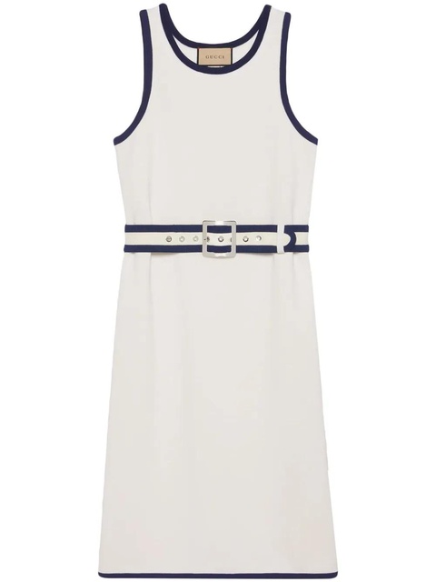Gucci belted midi dress - White - zdjęcie produktu nr 1